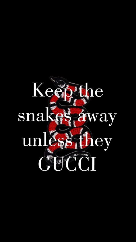 keep the snakes away unless they gucci poster|Awesome Gucci Snake Logo Wallpapers .